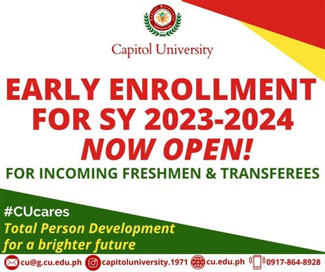 Enrollment for Freshmen/Transferees .